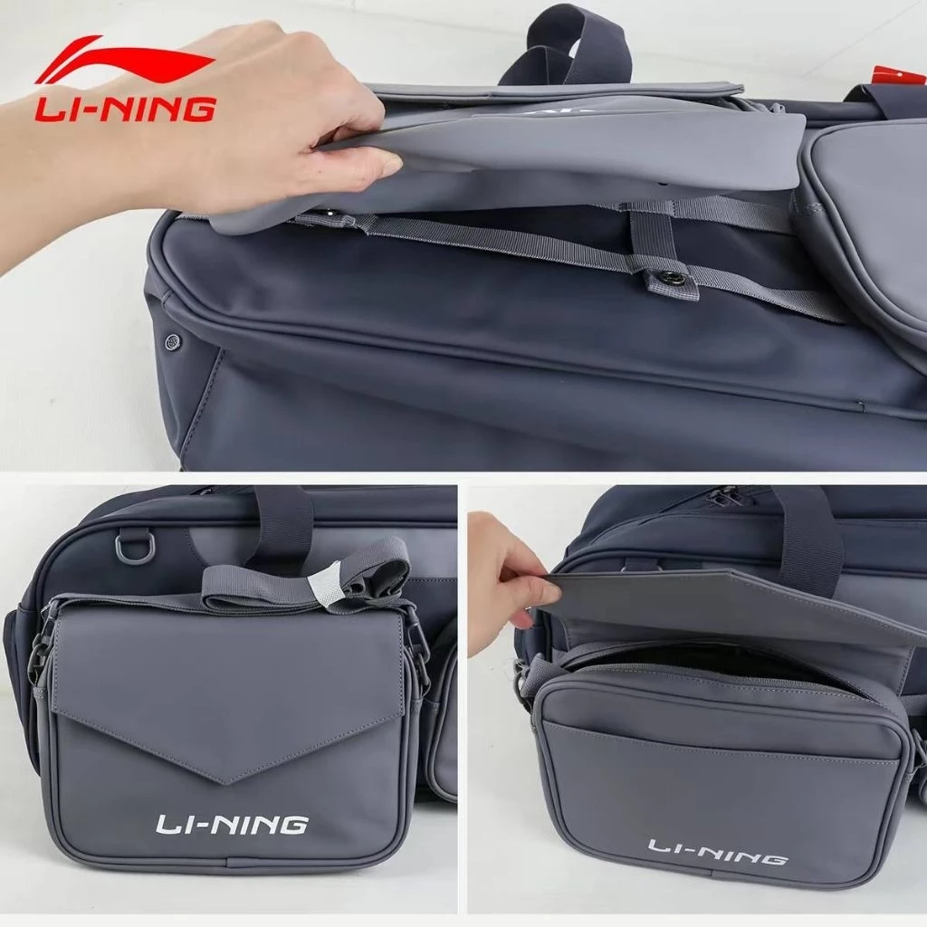 LI-NING กระเป๋าแบดมินตัน 2 ช่อง ของแท้ 6in1 รูปที่ 2